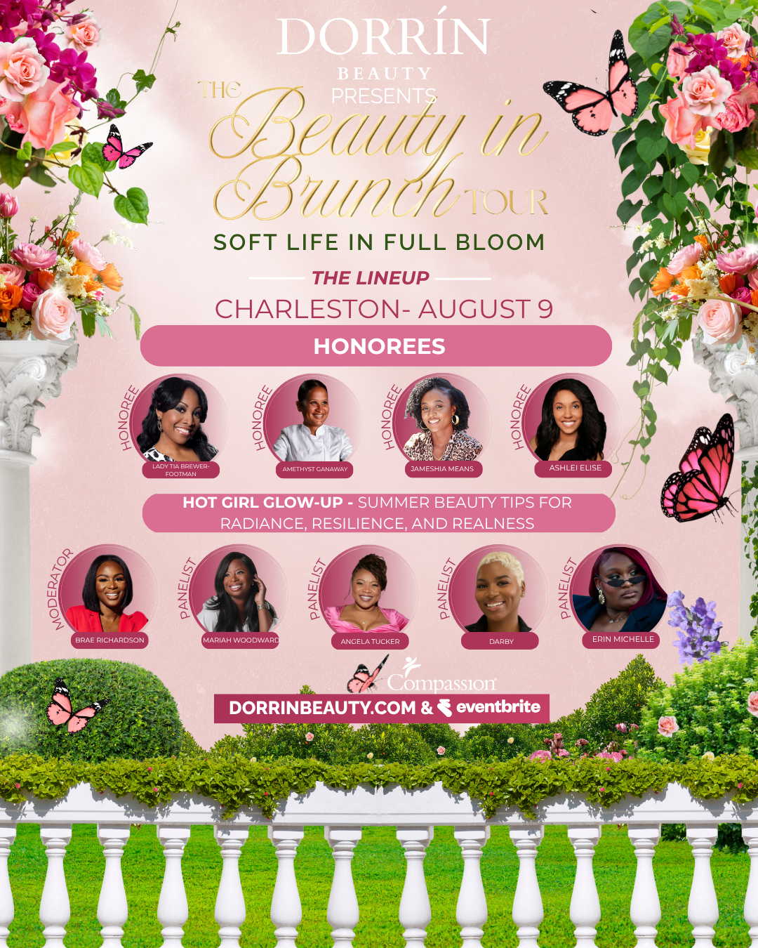 Beauty in Brunch- August 9, 2025- Charleston, SC- SOLD OUT