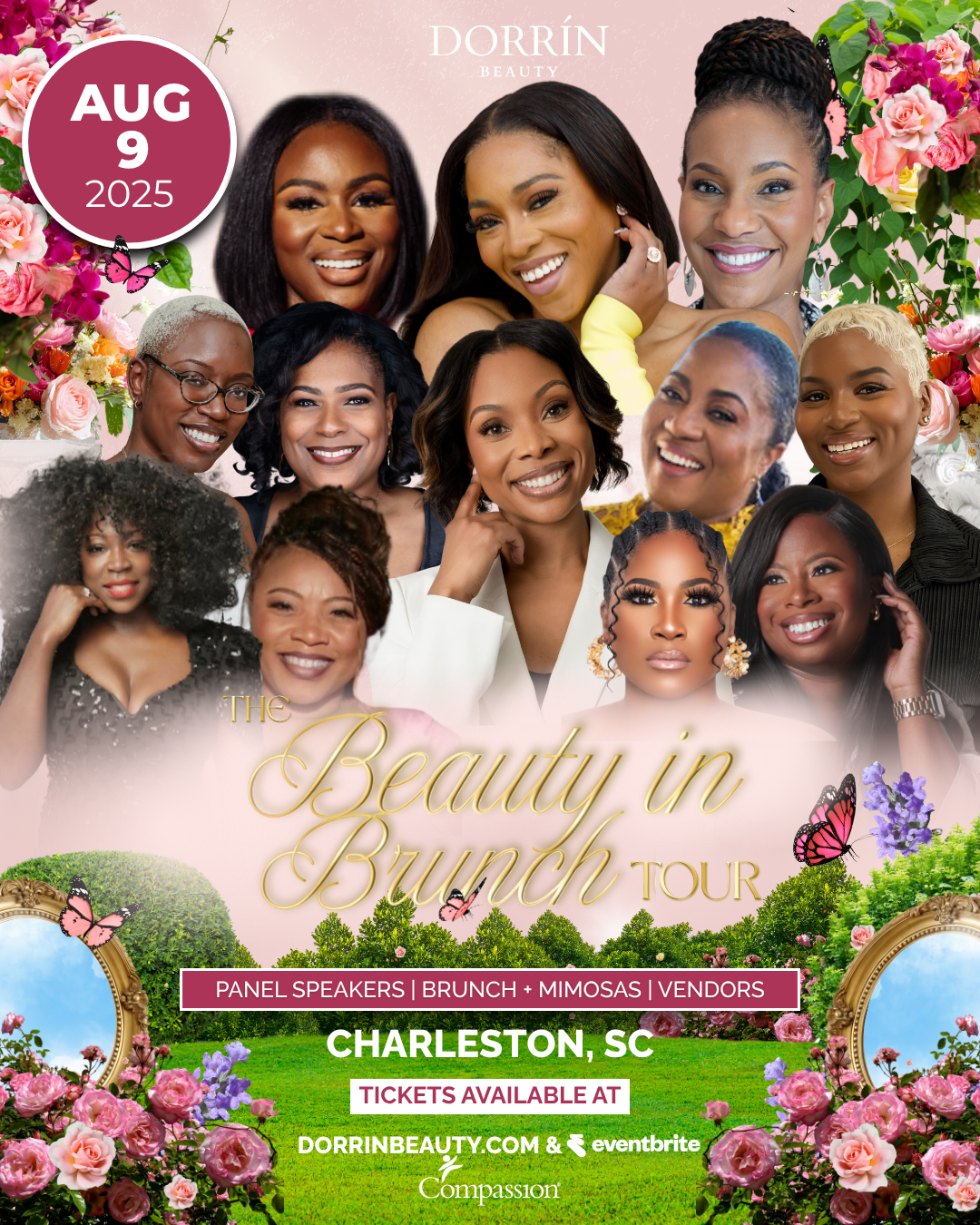 Beauty in Brunch- August 9, 2025- Charleston, SC- SOLD OUT