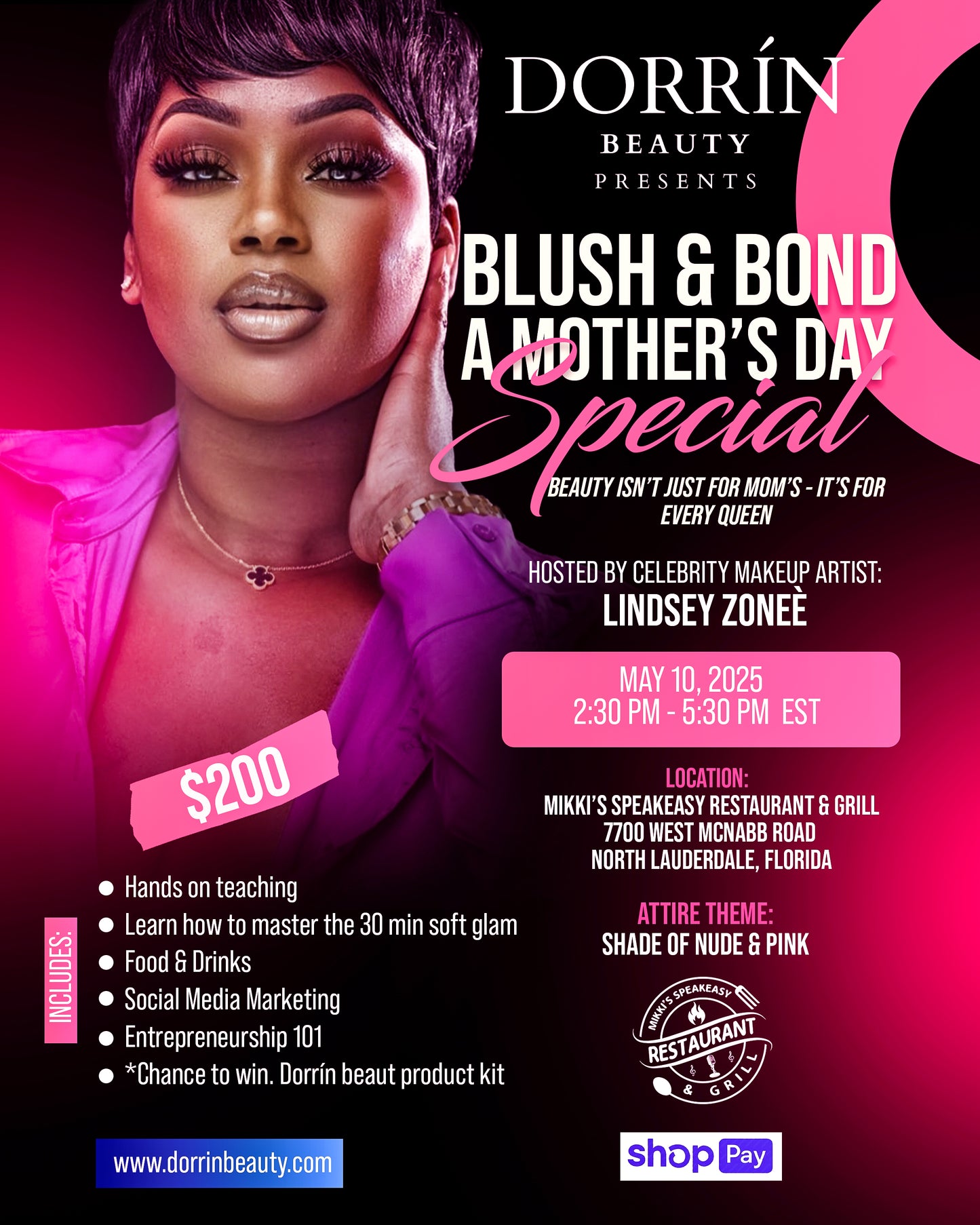 Blush & Bond: A Mother's Day Special - Fort Lauderdale, FL - May 10, 2025